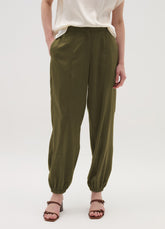 Ovs Pull-On Trousers With Raised Stitching